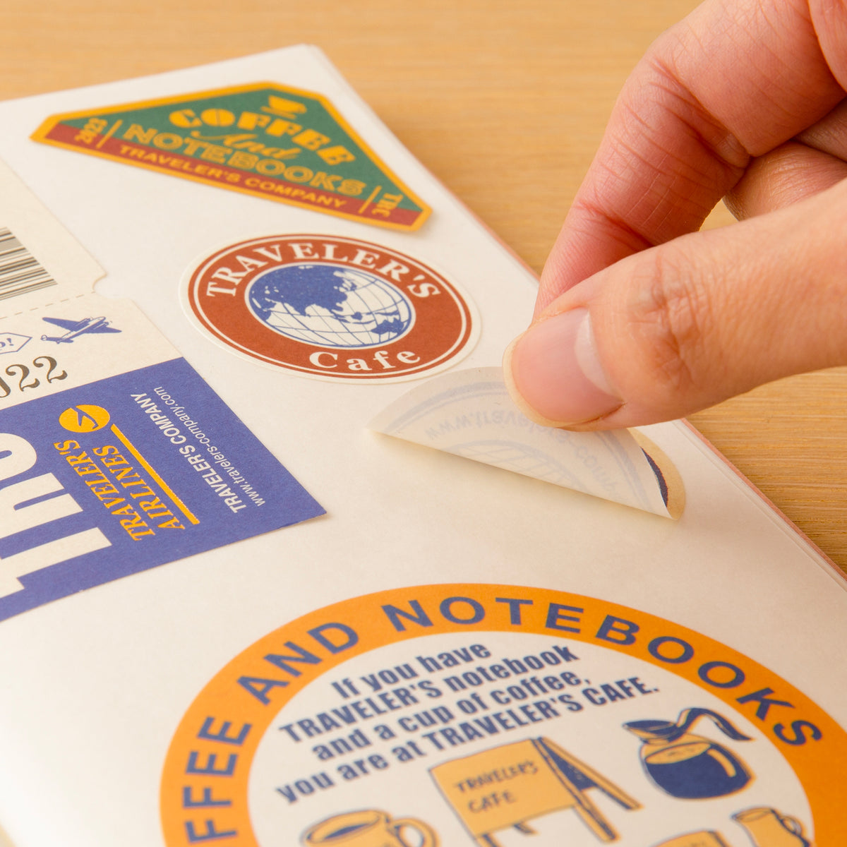 TRAVELER’S notebook Refill Sticker Release Paper