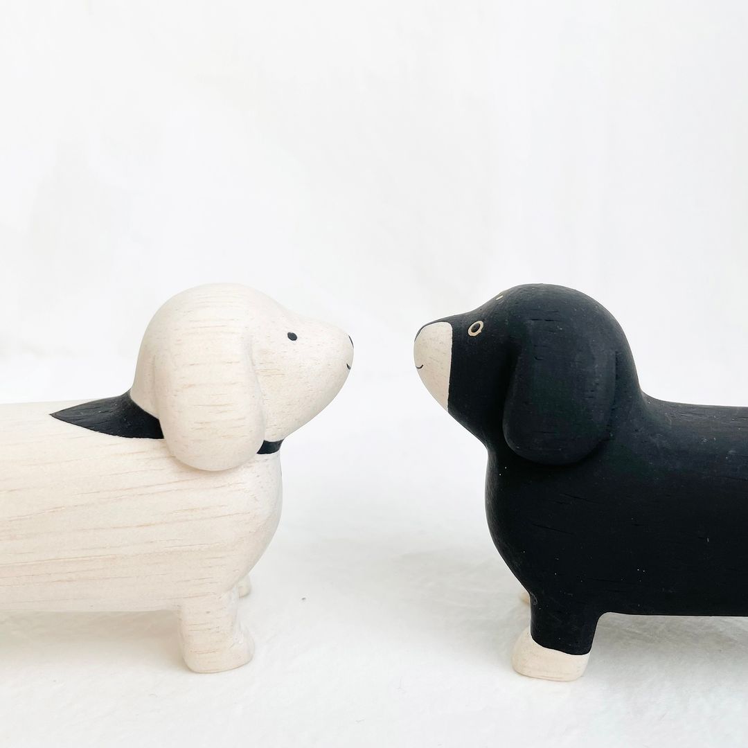 T-Lab./ Polepole Animal/ Dachshund black