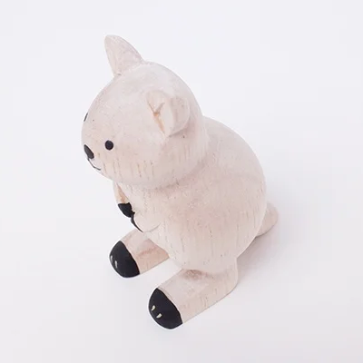 Pole pole wooden animal Quokka