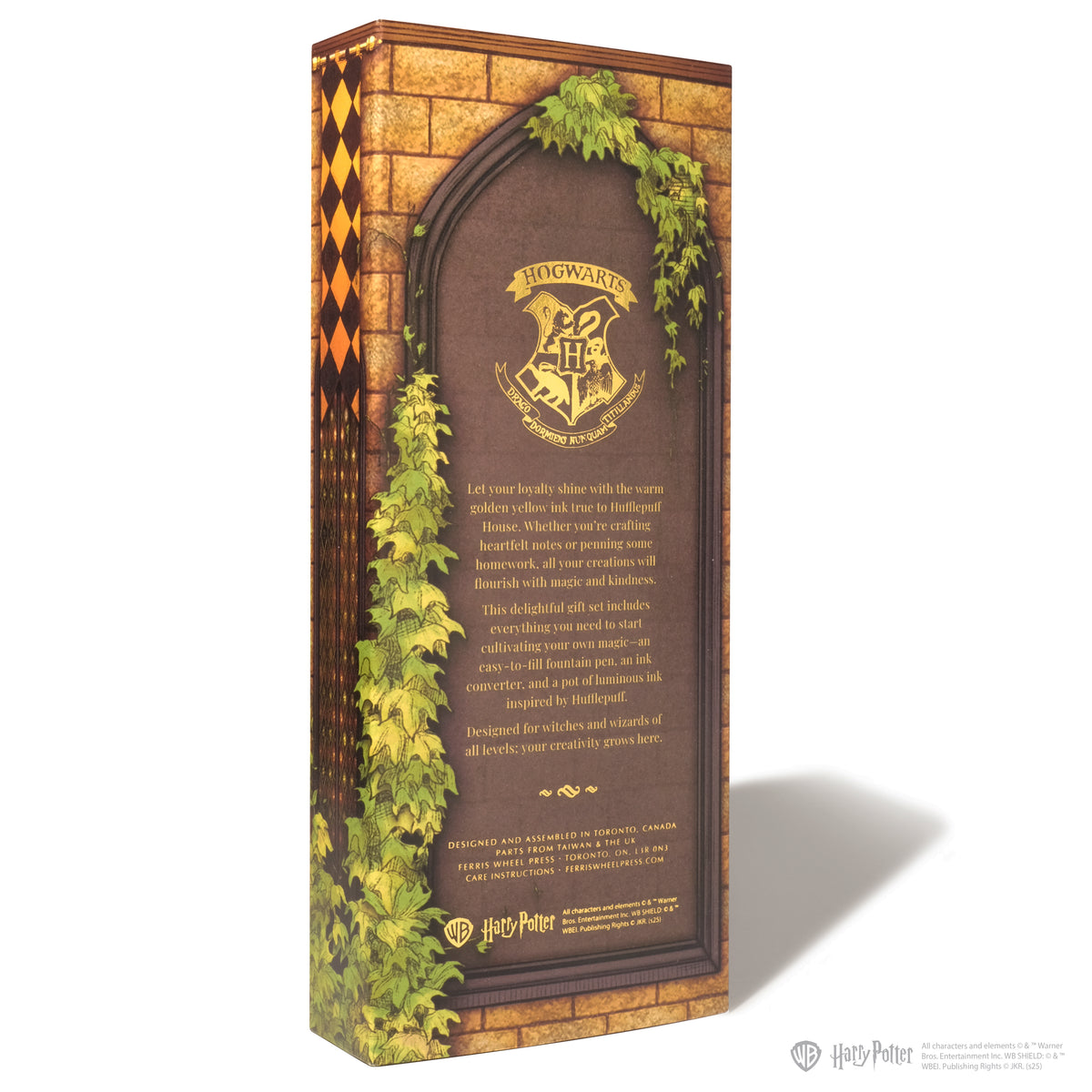 Warner Bros. - Harry Potter - Carousel Fountain Pen and 10ml Ink Set - Hufflepuff