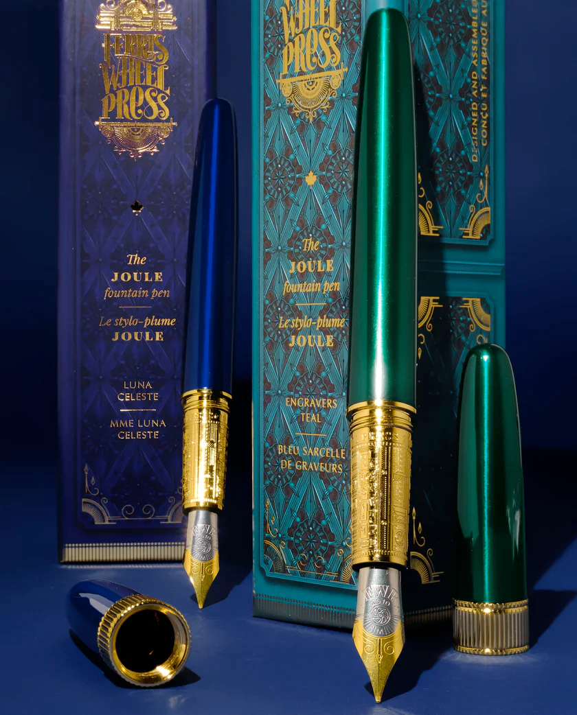 Joule Fountain Pen - Engraver's Teal - Medium