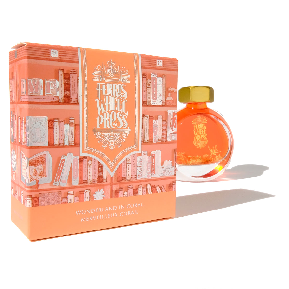 38ml Fountain Pen Ink - Wonderland In Coral