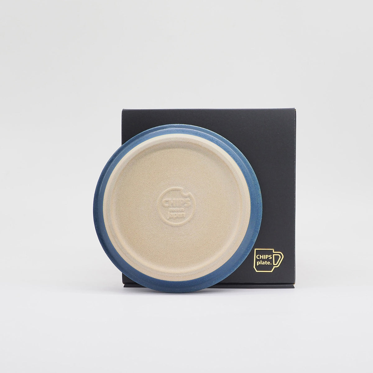 CHIPS PLATE S - sand blue