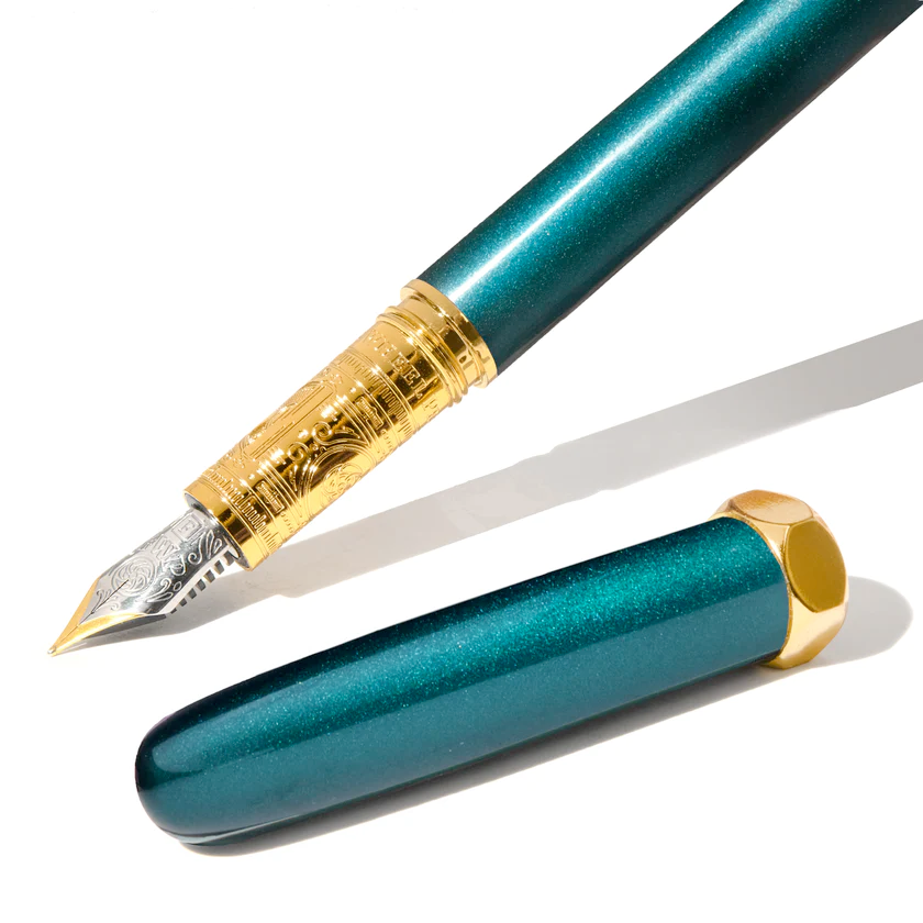 Bijou Fountain Pen - Printmaker's Teal - Medium