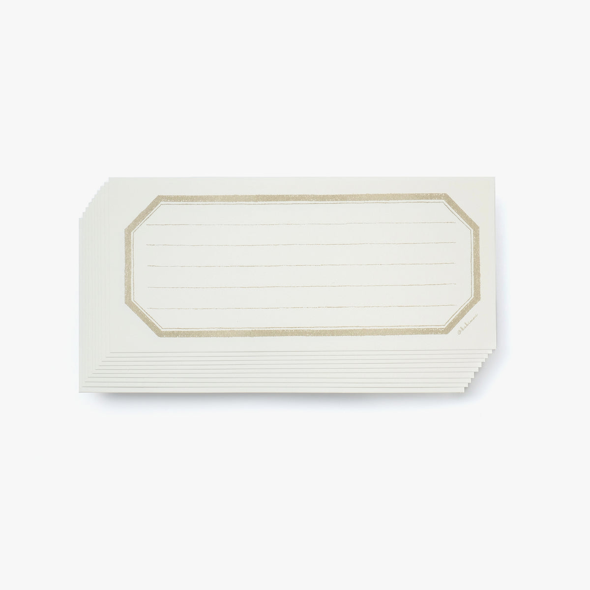 Single note Lined Sepia