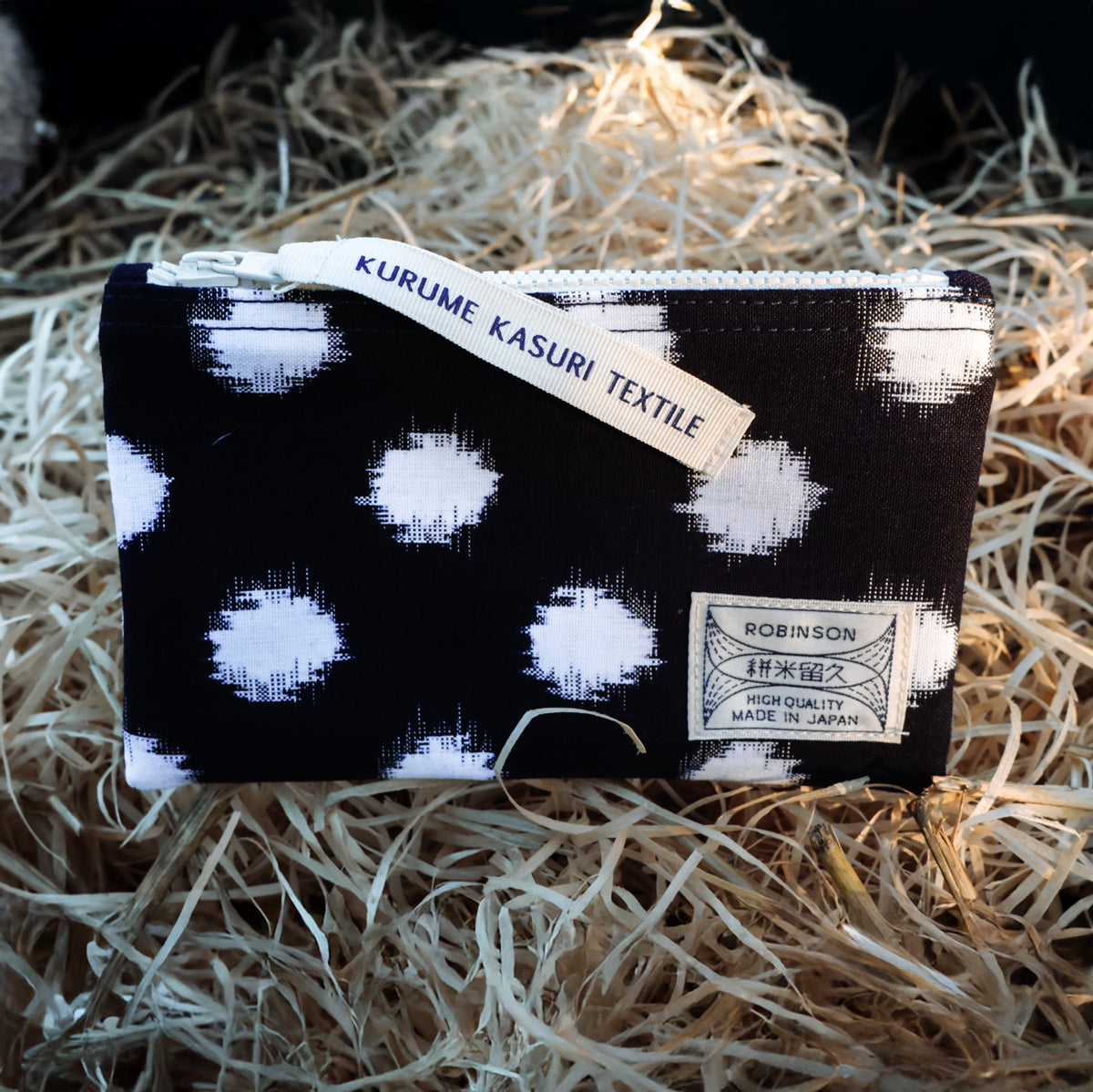 Pouch S Dot Navy/White