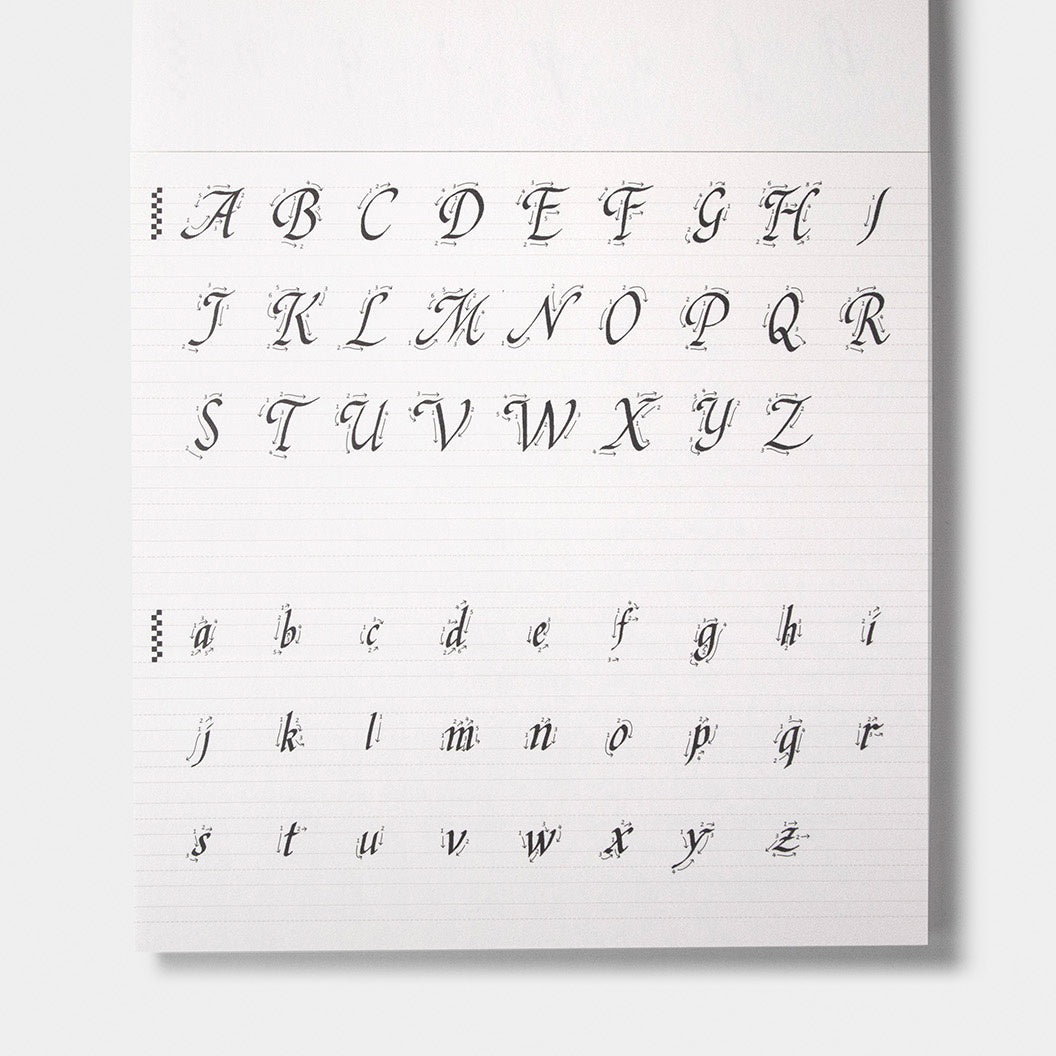 Calligraphy Practice Notebook / Chancery Cursive