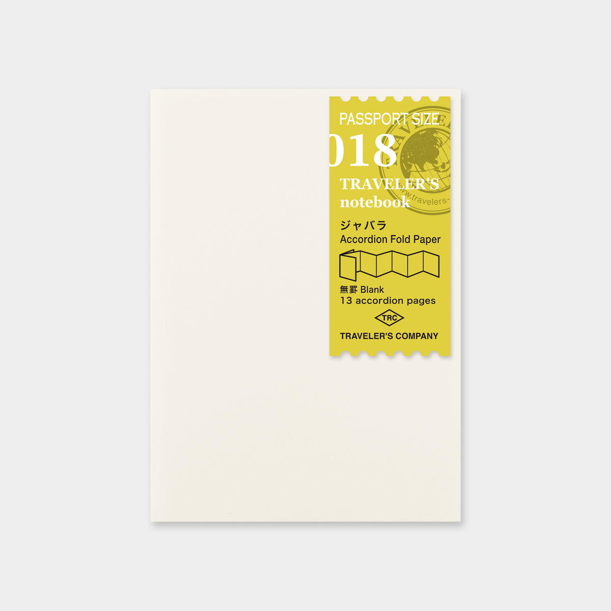 TRAVELER’S notebook Passport Size Refill Accordion Fold Paper