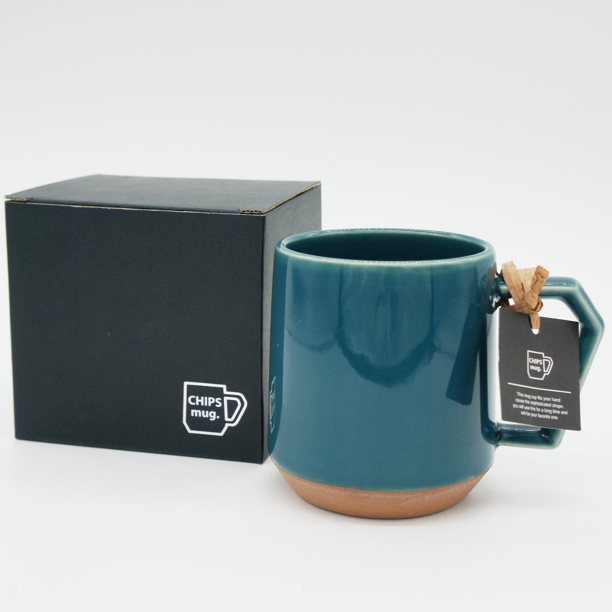 CHIPS MUG - solid d.green
