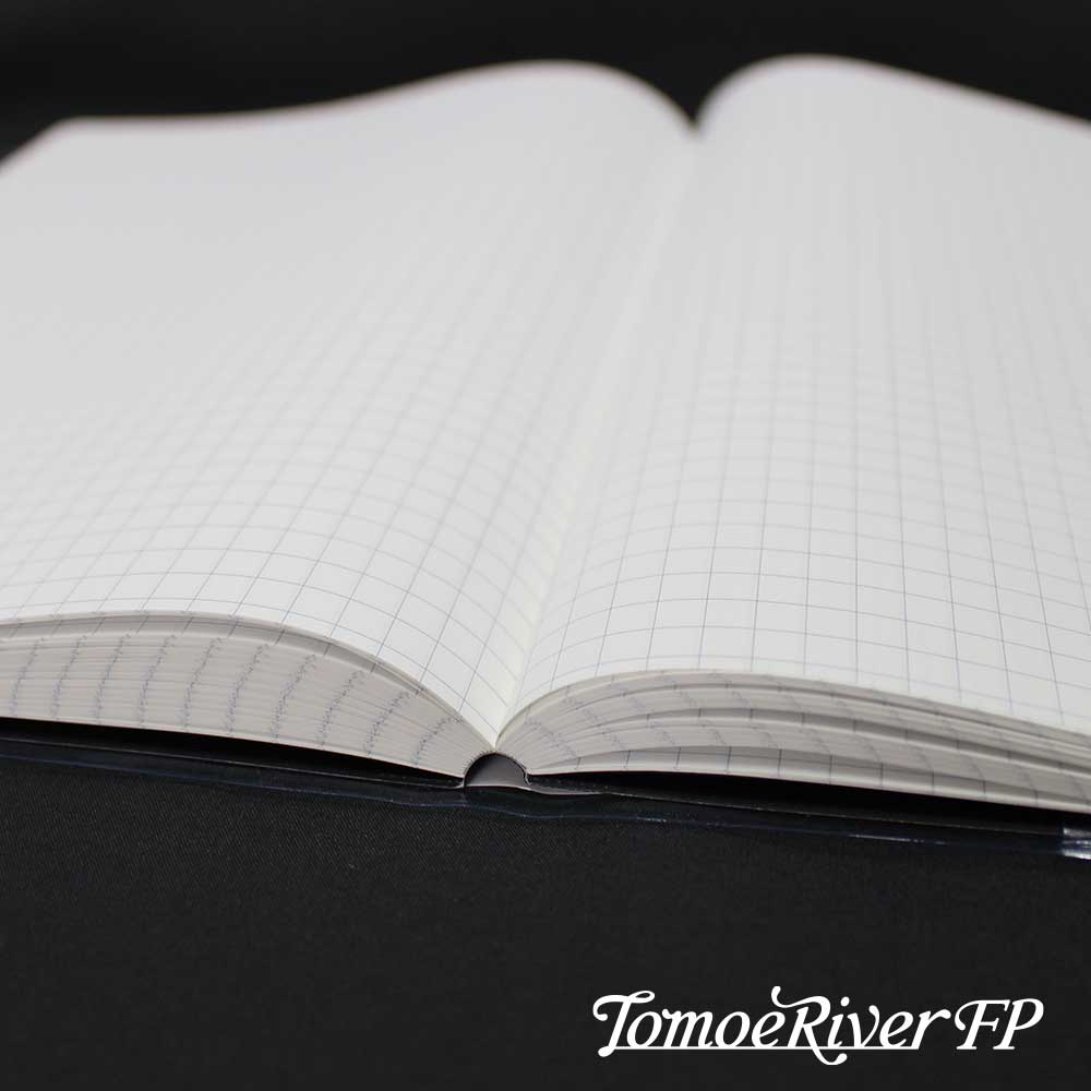 Tomoeriver Notebook hardcover 5mm Grid / A5 / White / 52 g/m2