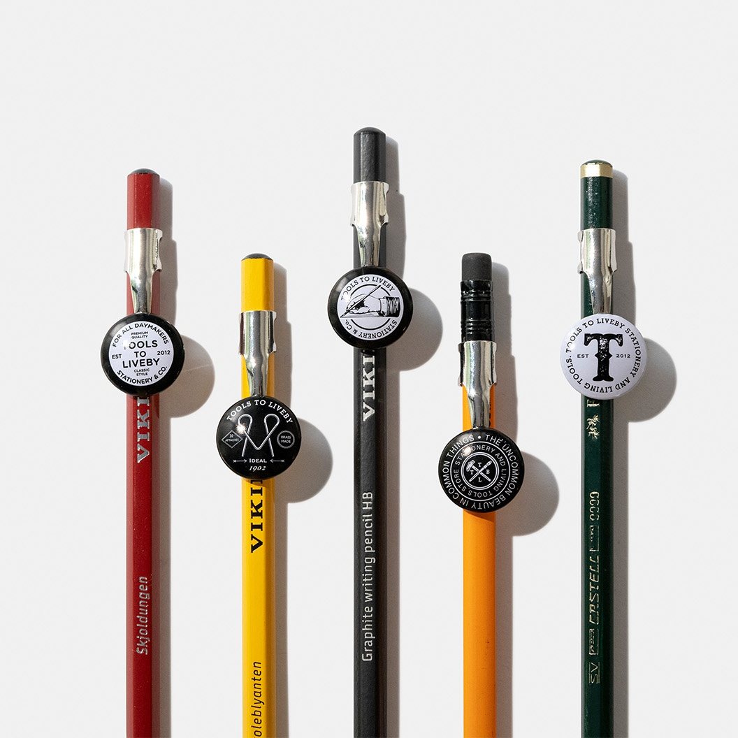 pencil tab clip / assorted / 5pcs per pack