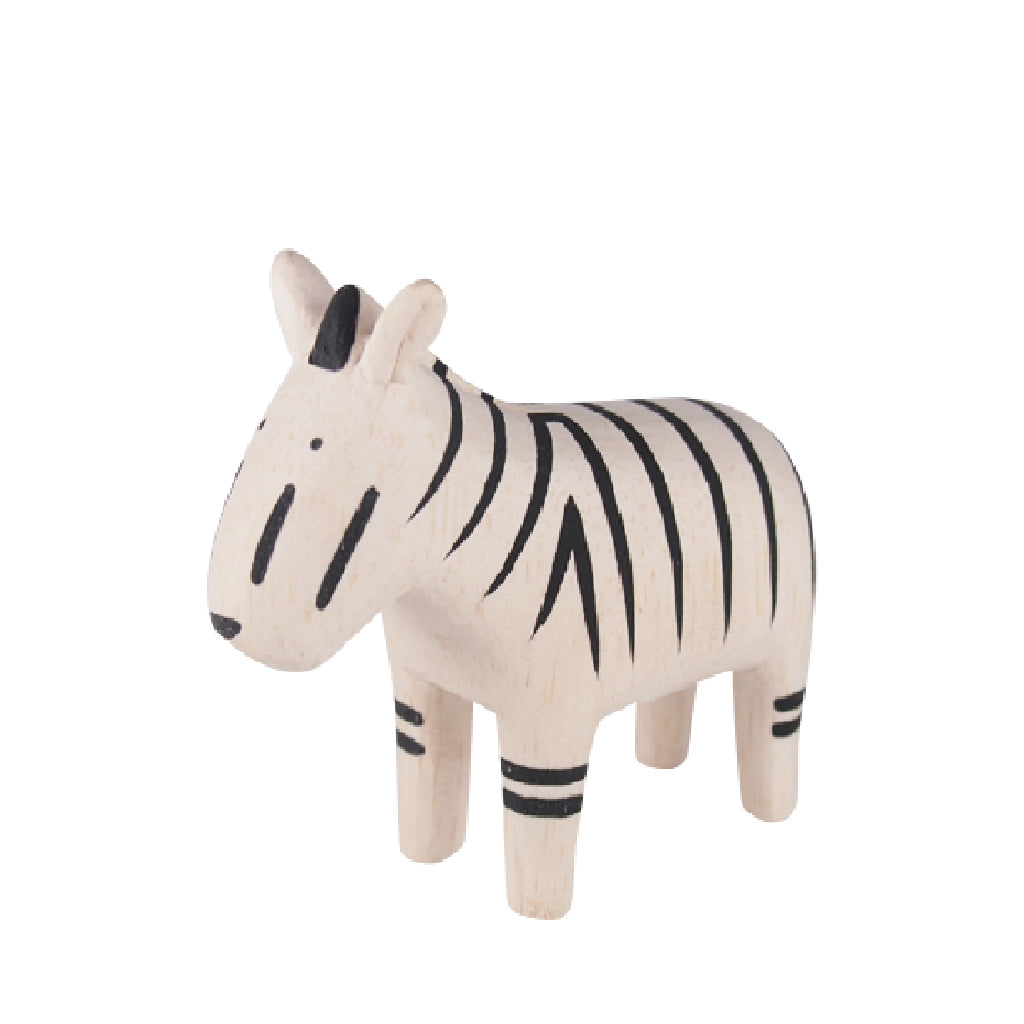 Pole pole wooden animal Zebra