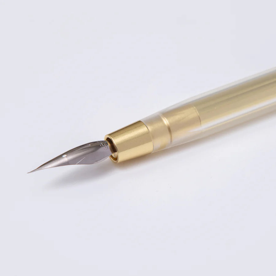 Glamour Evolve - Elemental Dip Pen - Brass Gold