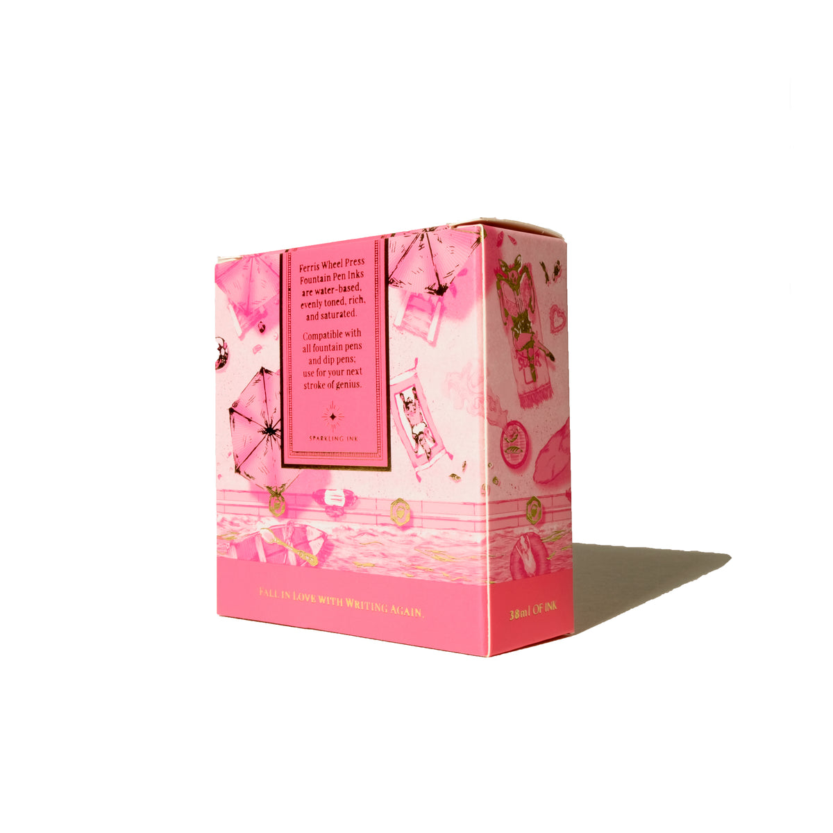 38ml Fountain Pen Ink - Pink Sugar Beach