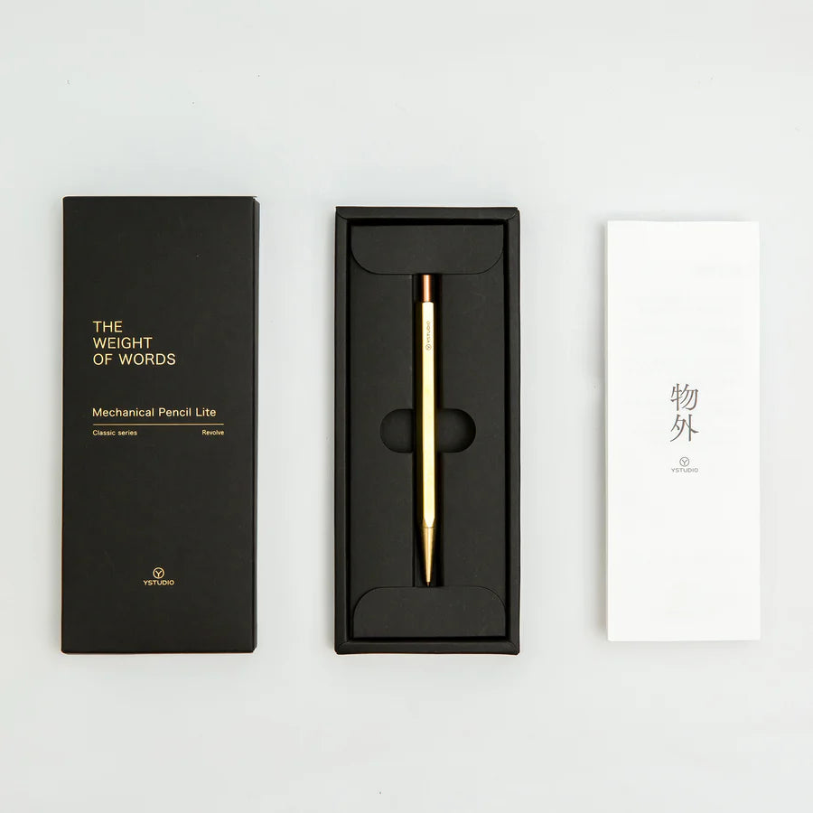 【Classic Revolve - Mechanical Pencil Lite】Brass