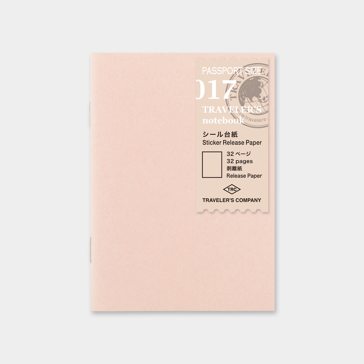TRAVELER’S notebook Passport Size Refill Sticker Release Paper