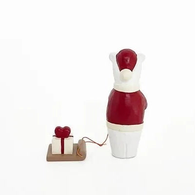 T-Lab./ christmas Polar Bear Santa/ Heart Present