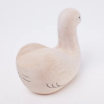 Pole pole wooden animal Swan