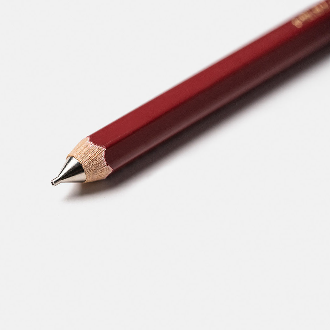 Wooden Mechanical Pencil/ dark red