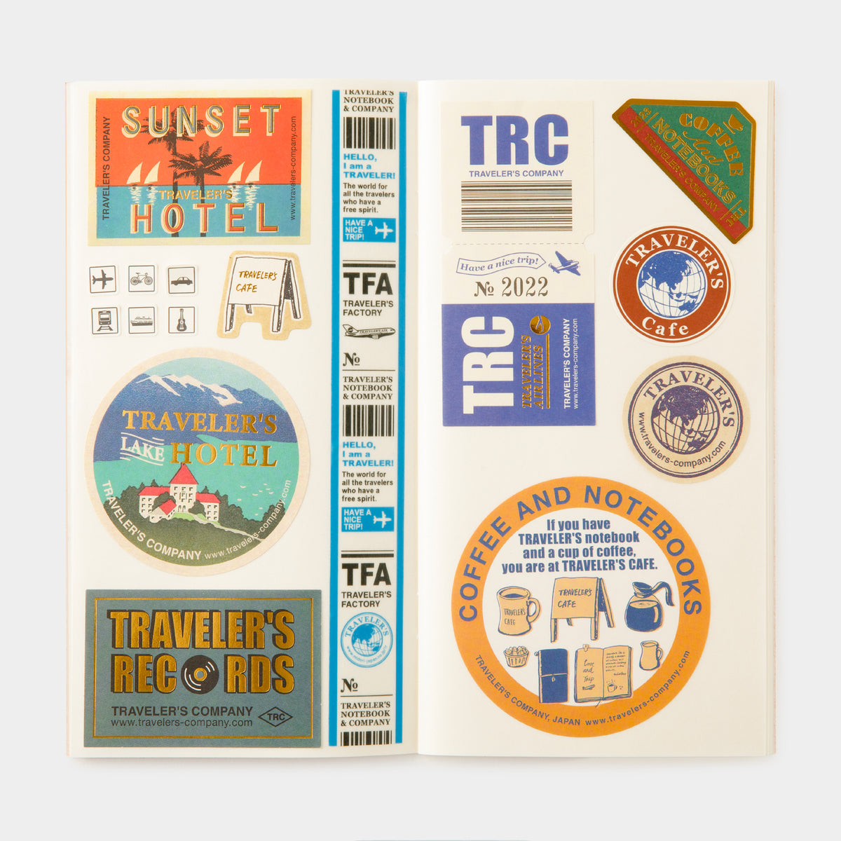 TRAVELER’S notebook Refill Sticker Release Paper