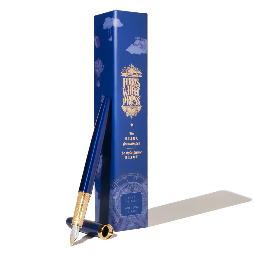 Bijou Fountain Pen - Luna Celeste - Medium