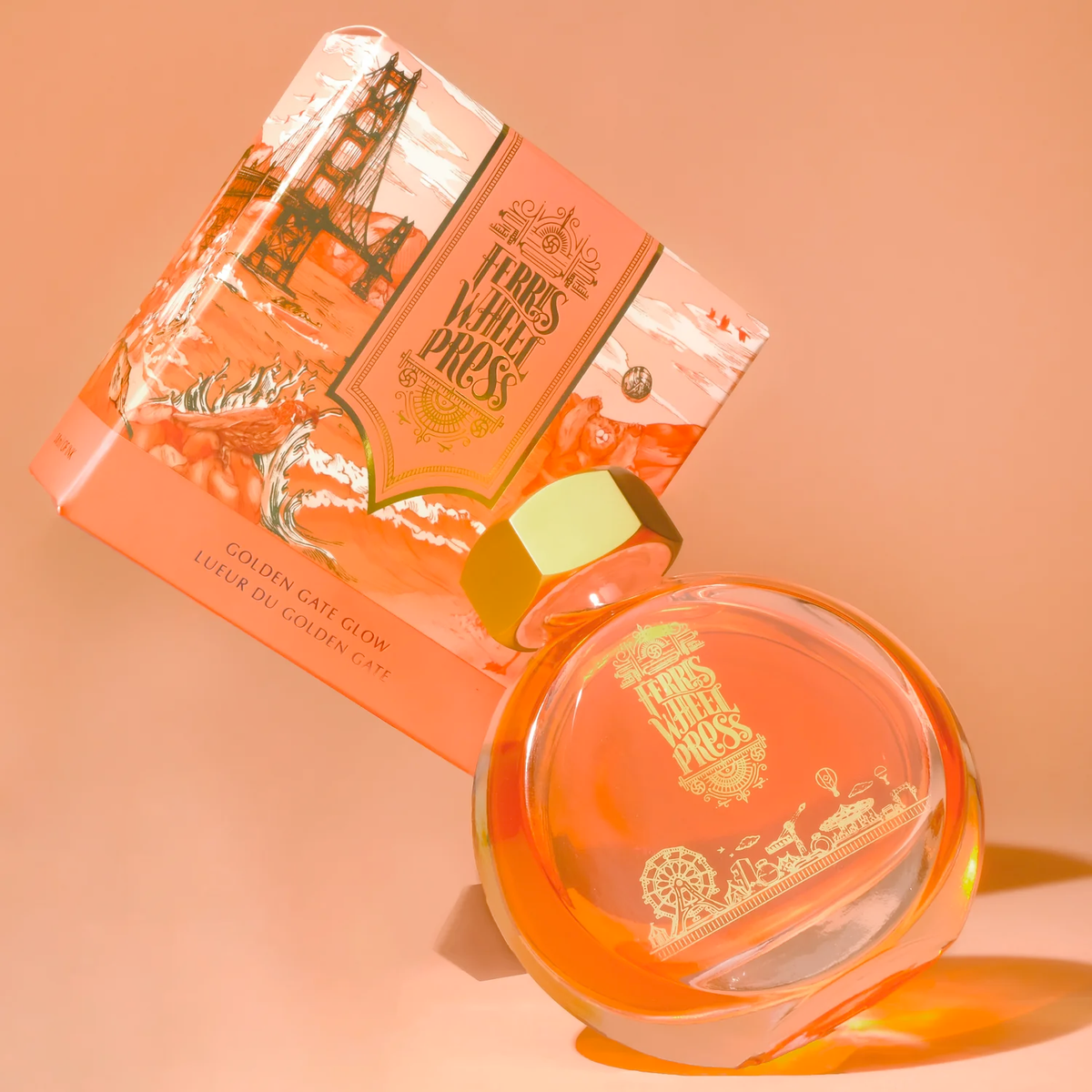 38ml Fountain Pen Ink - Golden Gate Glow