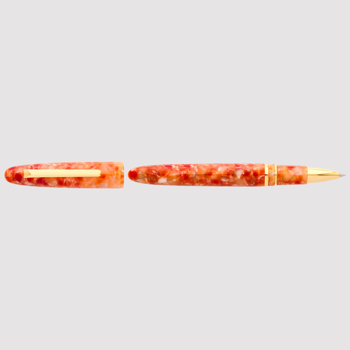 Estie Petrified Forest Gold Trim Rollerball