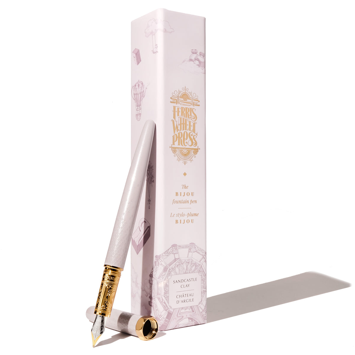 Bijou Fountain Pen - Sandcastle Clay - Medium