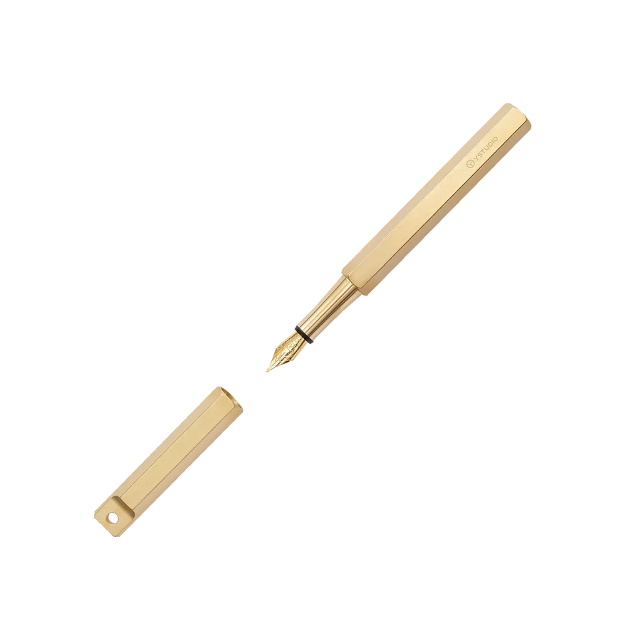 Classic Revolve - Portable Fountain Pen(Brass M)