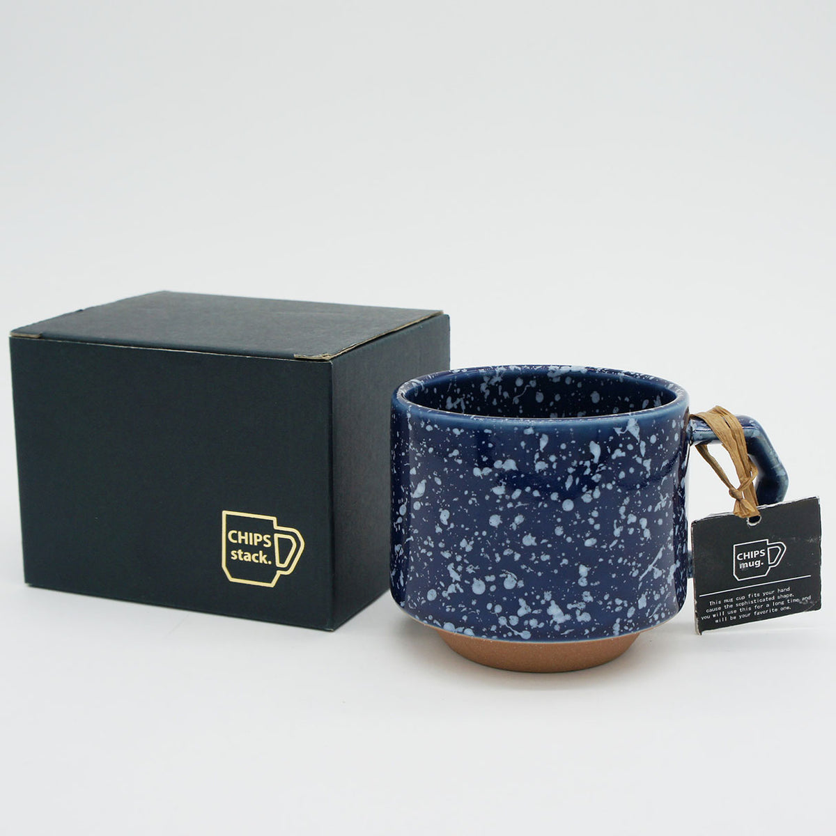 CHIPS stackMUG  - splash navy-white