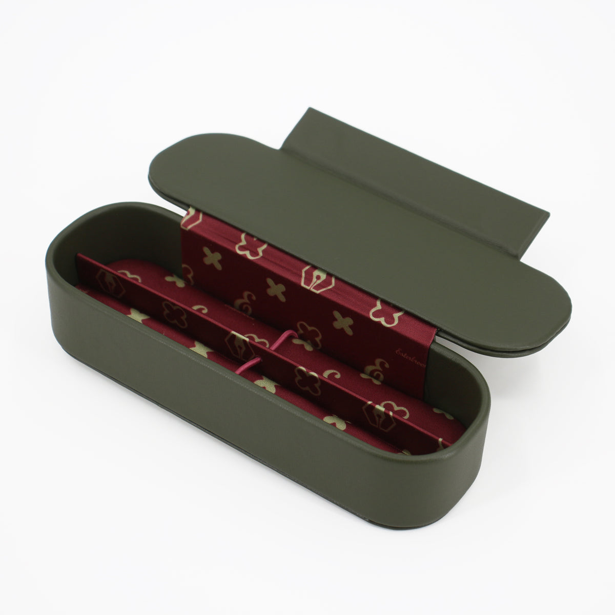 Moss Green Nook - Two Pen Case