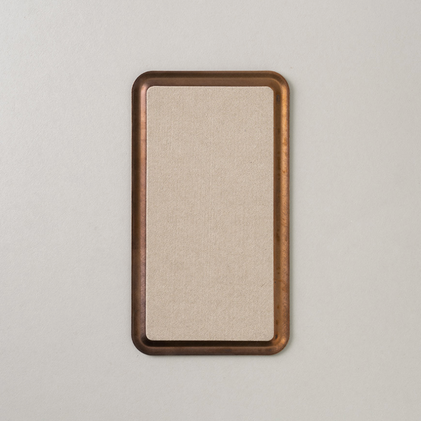 BRASS 2WAY FLAT TRAY - RUST