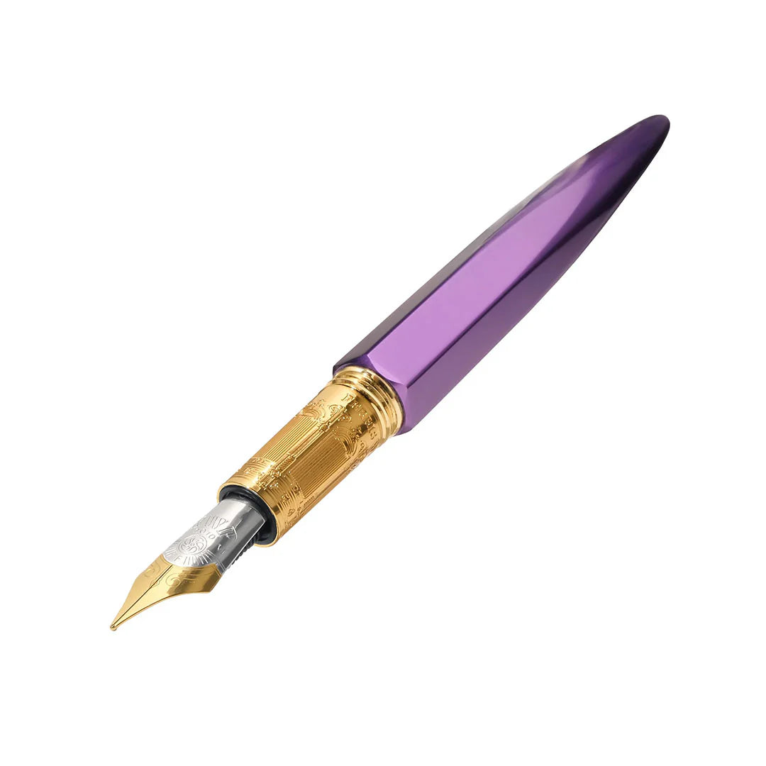 The Marquise Fountain Pen - Aubergine - Fine