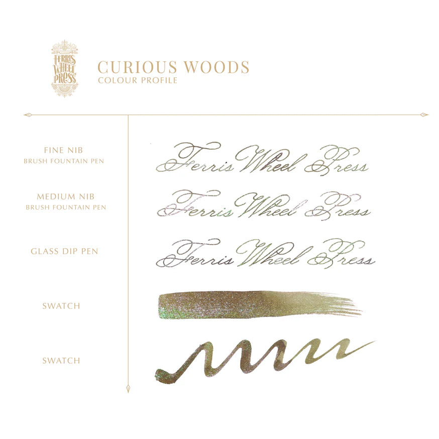 Ferritales 20ml Fountain Pen Ink - Curious Woods