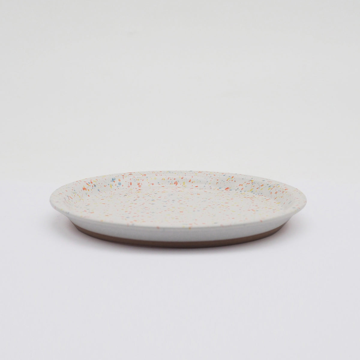 CHIPS PLATE S - splash white-orange