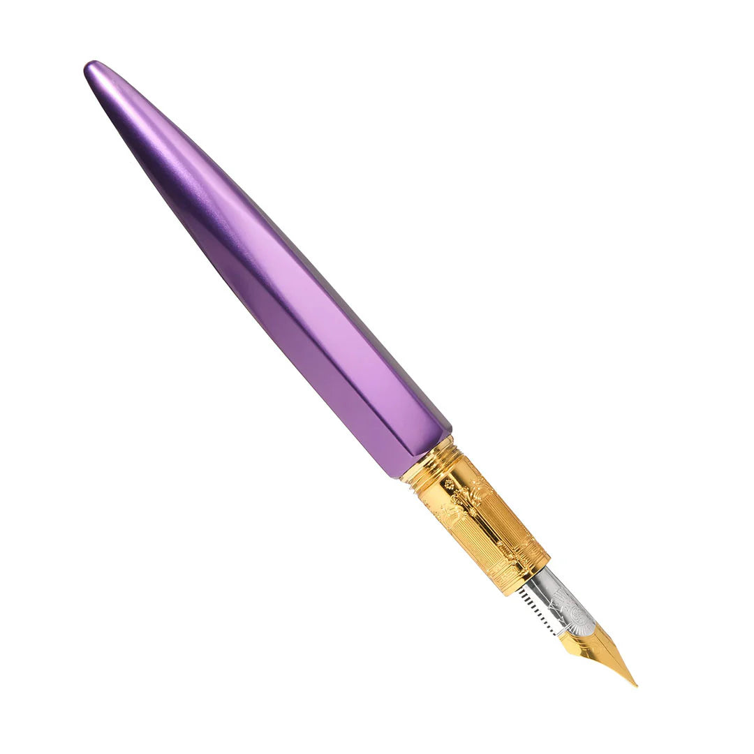 The Marquise Fountain Pen - Aubergine - Medium