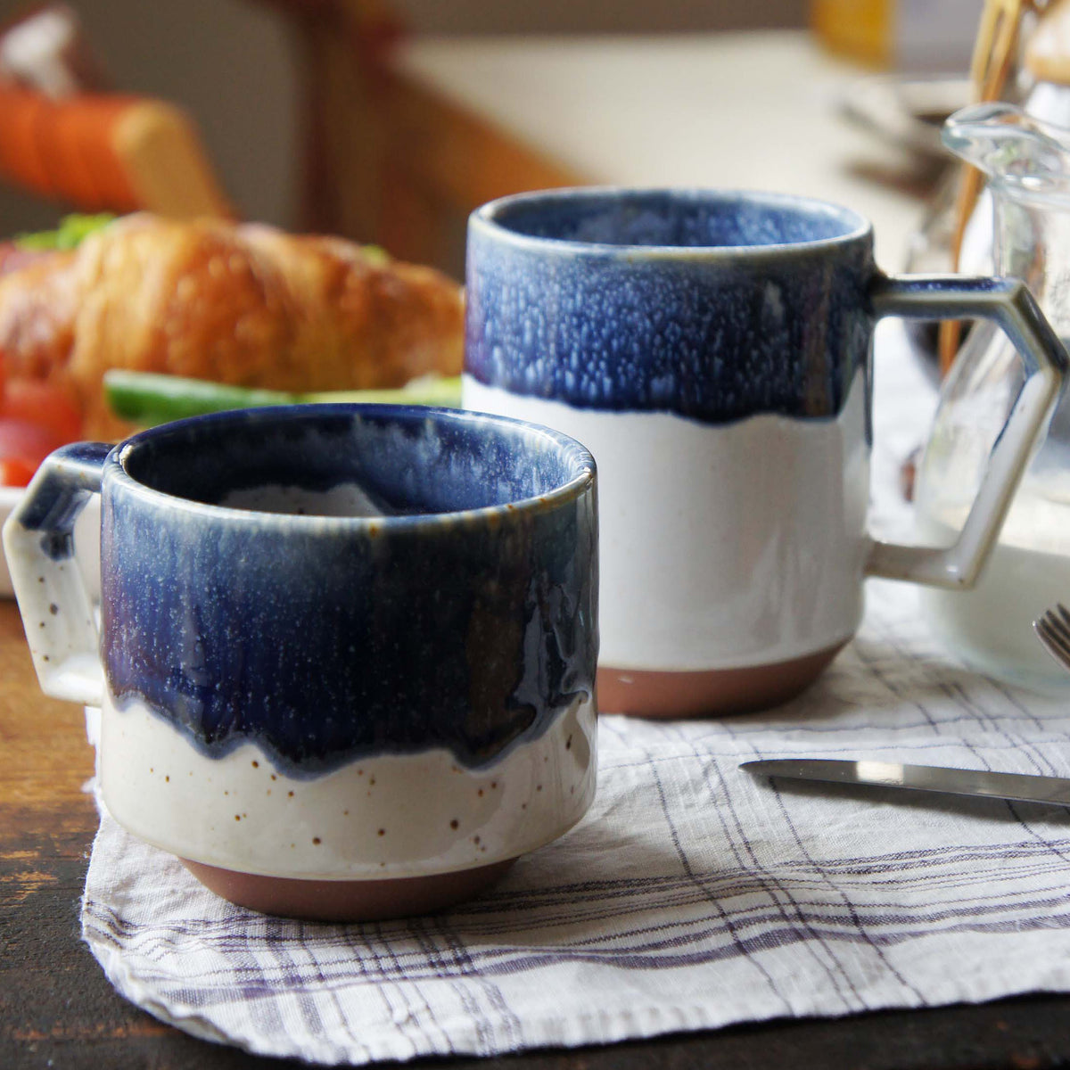 CHIPS MUG - white-navy drop