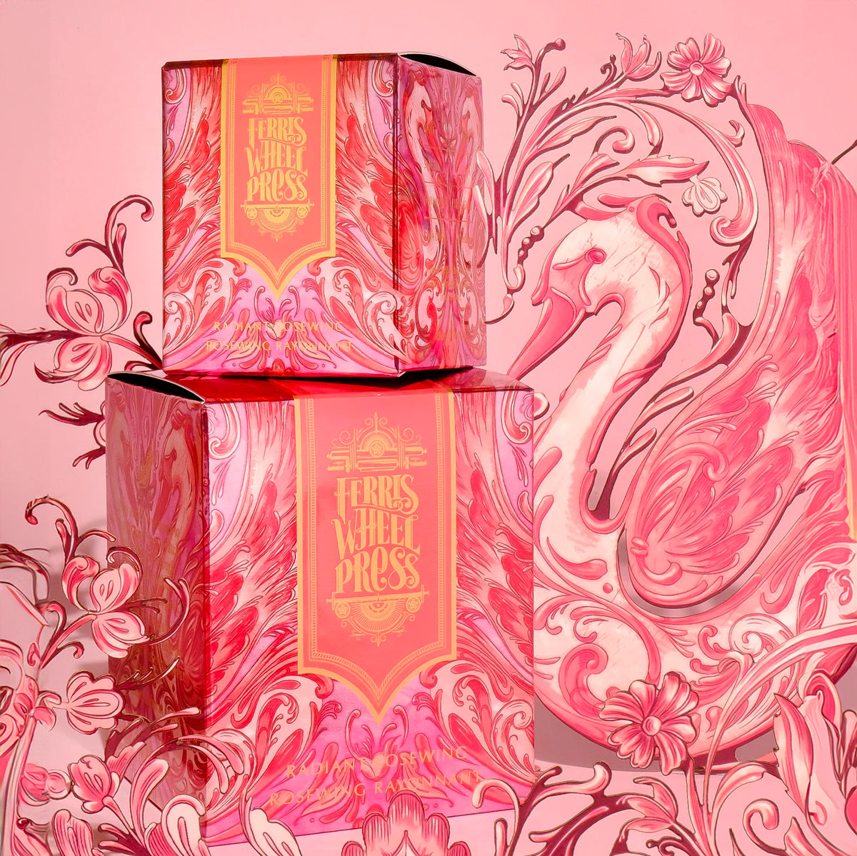 Ferritales 20ml Fountain Pen Ink - Radiant Rose Wing
