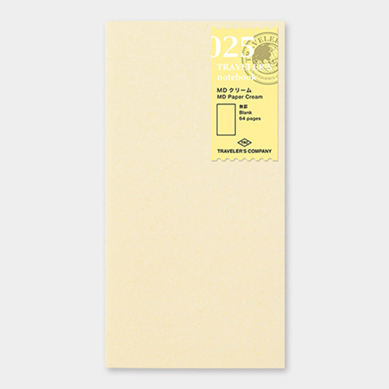 TRAVELER'S notebook Refill MD Paper Cream