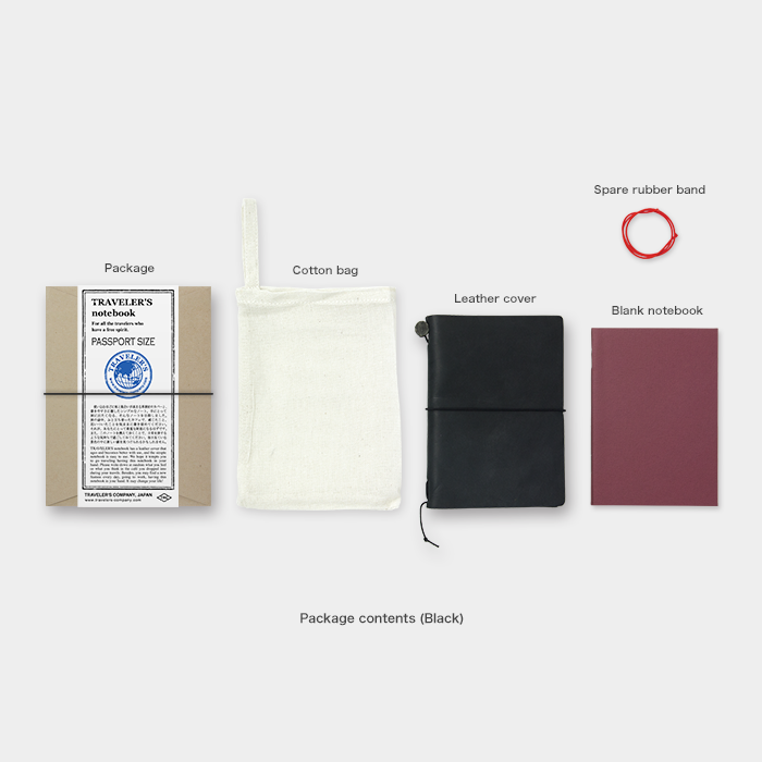 TRAVELER'S Notebook <Passport Size> Black   <Basic Item>