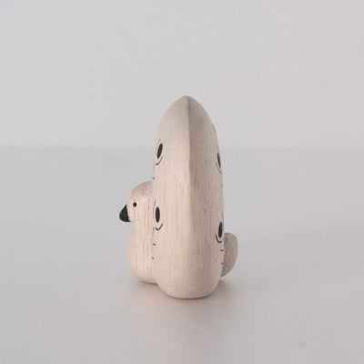 Pole pole wooden animal Peacock