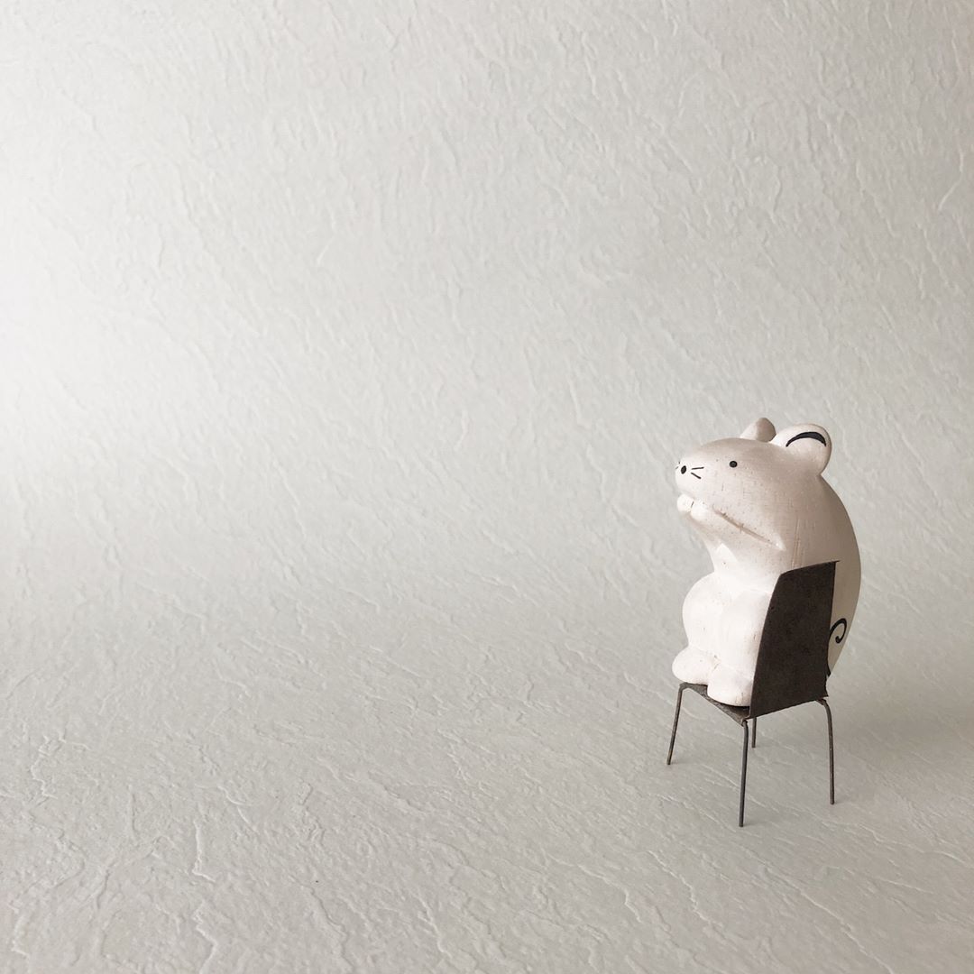 Pole pole wooden animal Mouse
