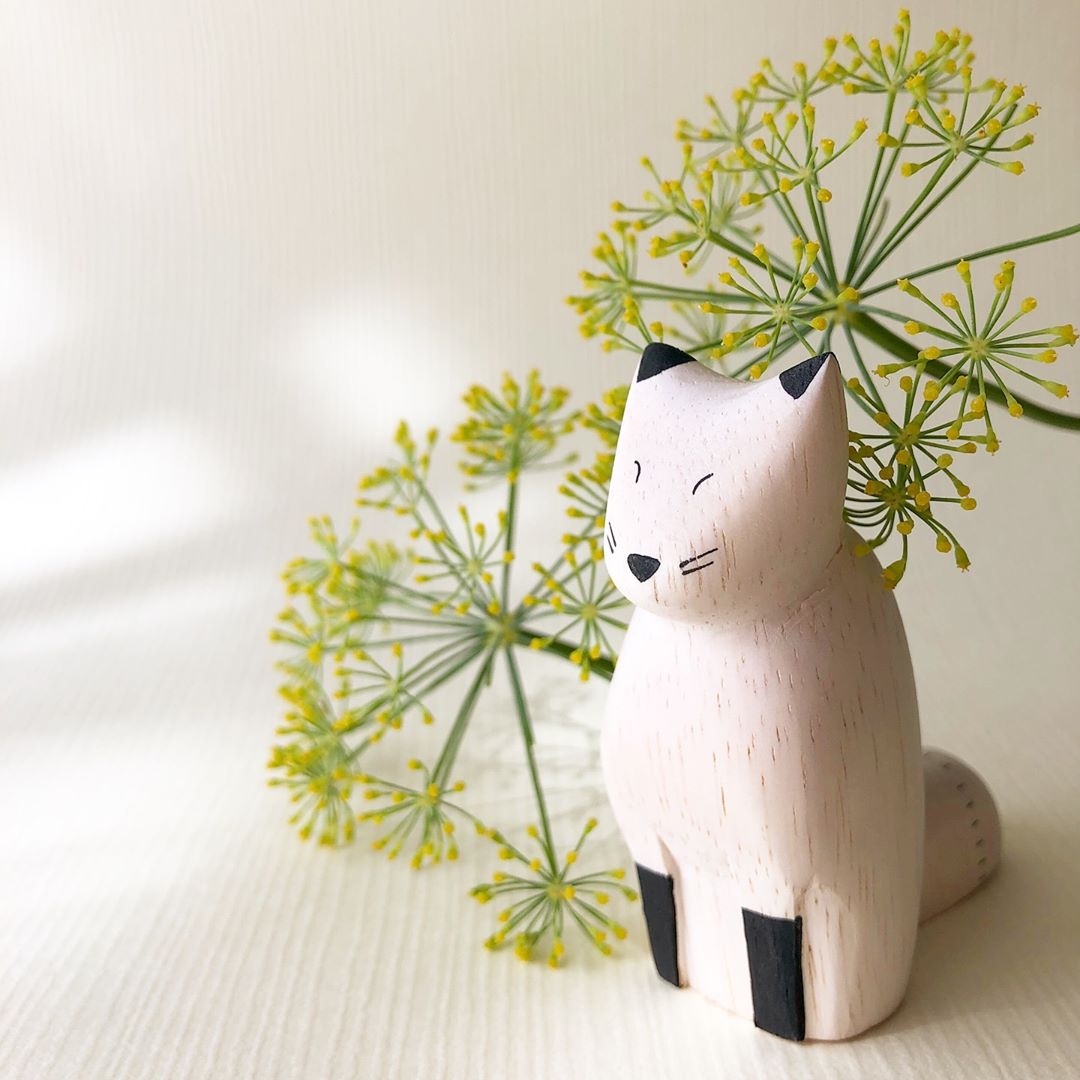 Pole pole wooden animal Fox