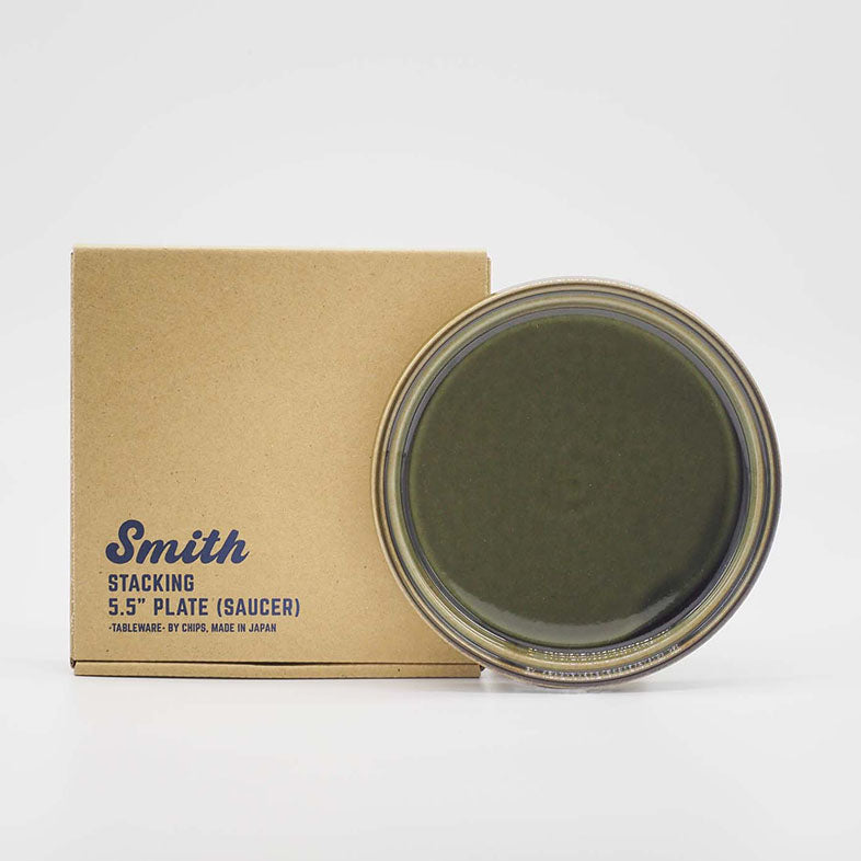 Smith stacking 5.5"Plate(Saucer) - green
