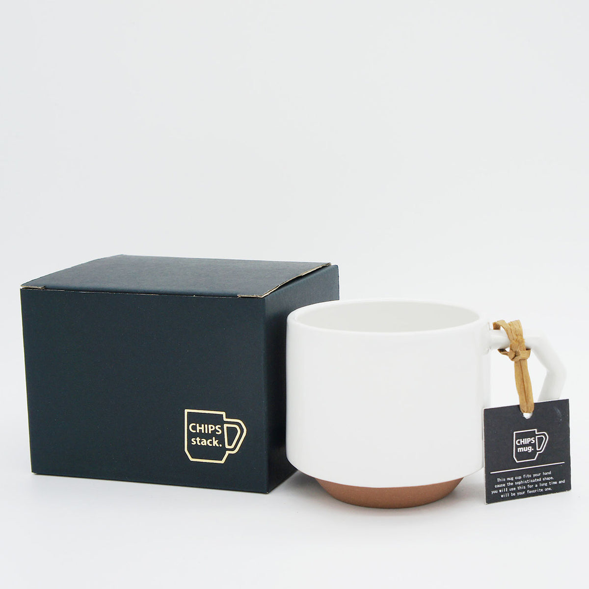 CHIPS stackMUG  - solid white