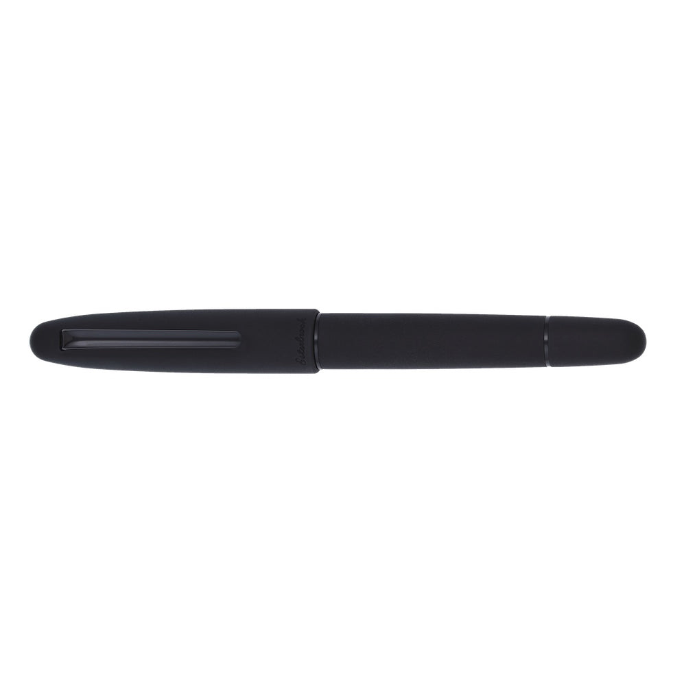 Estie Fountain Pen With Push Piston Raven Black Matte