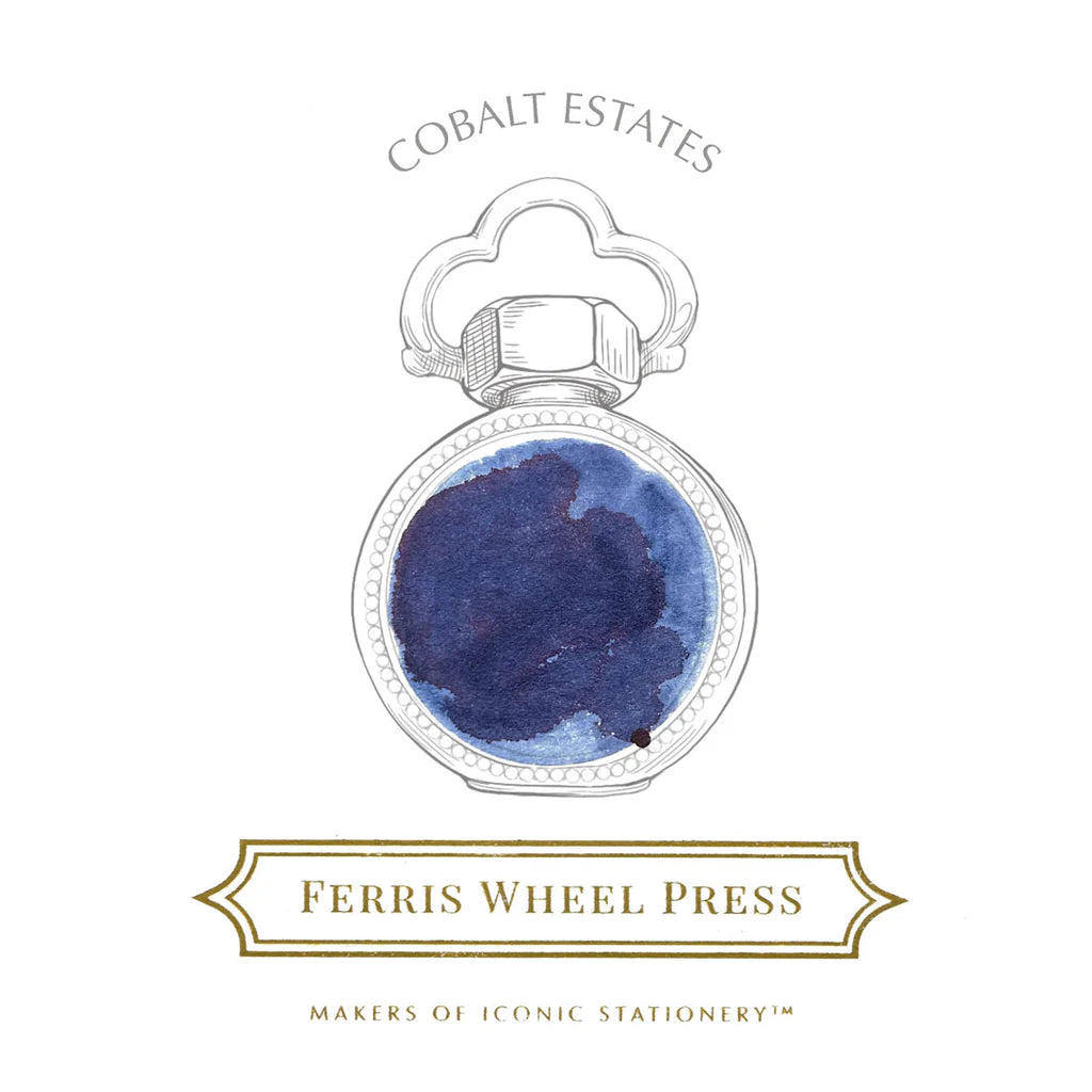 38ml Fountain Pen Ink - Cobalt Estates