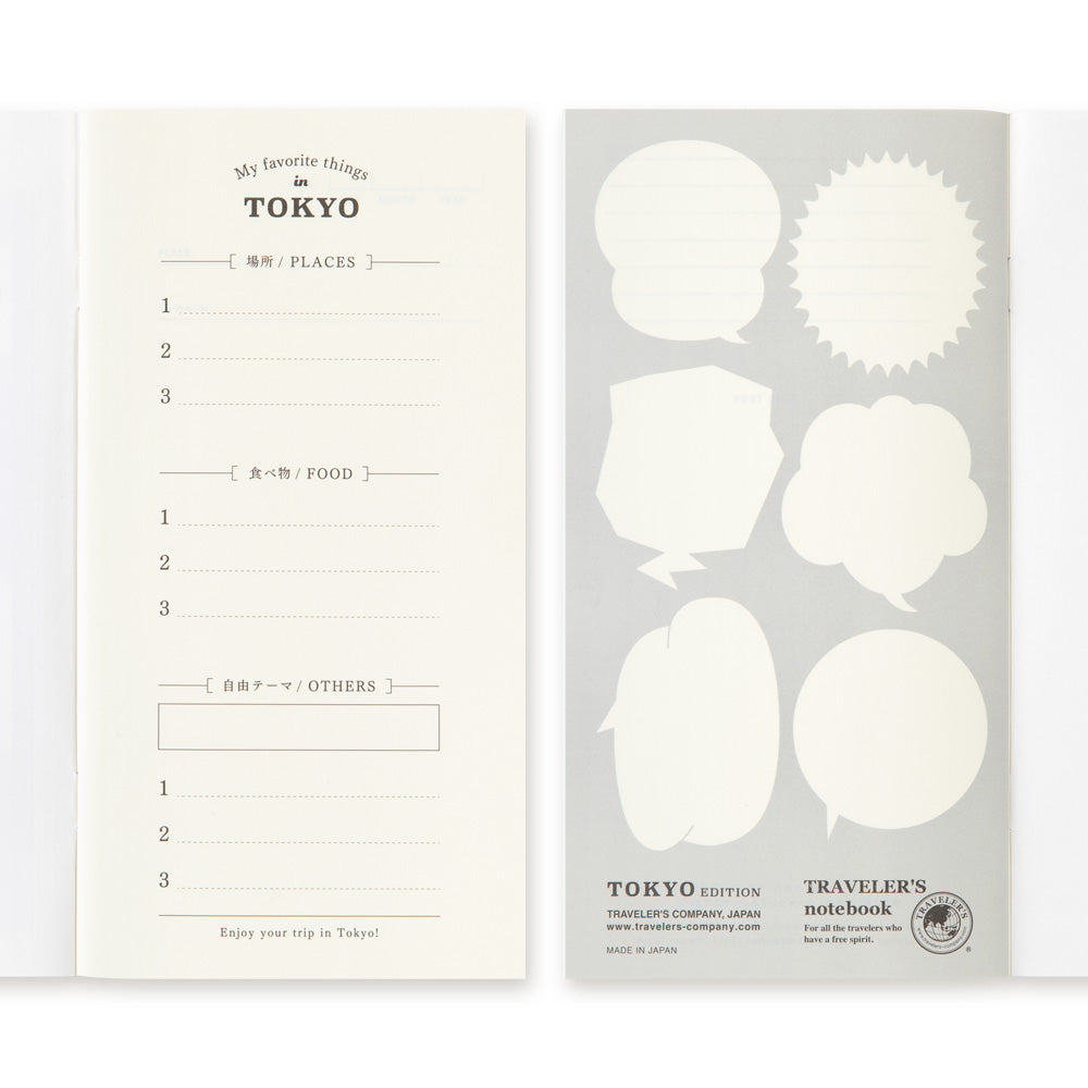 TRAVELER'S notebook TOKYO  Postcard