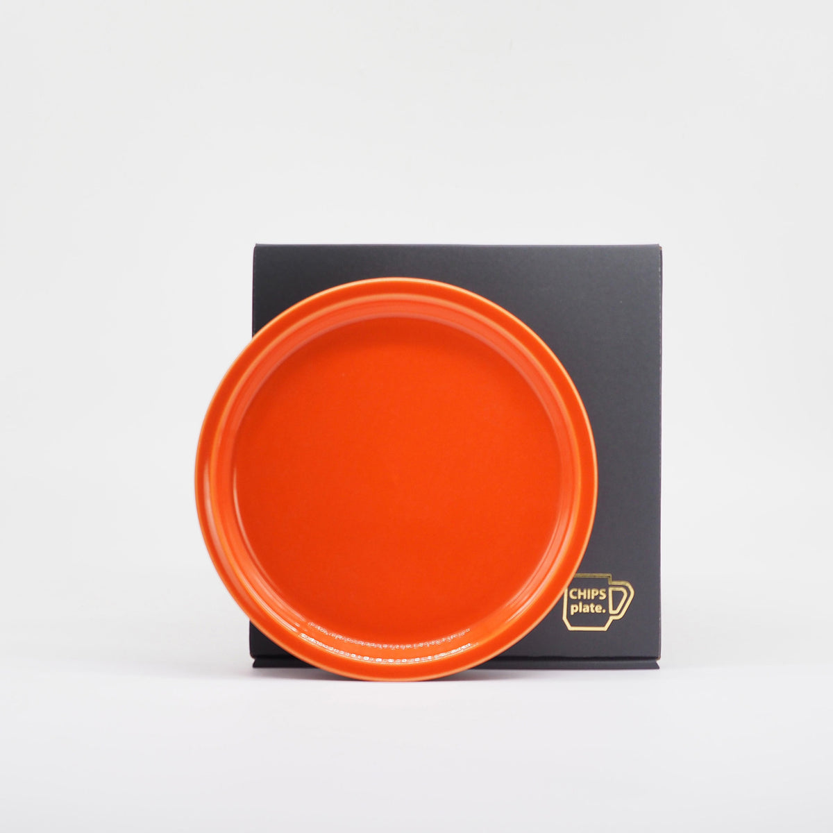 CHIPS PLATE S - solid orange