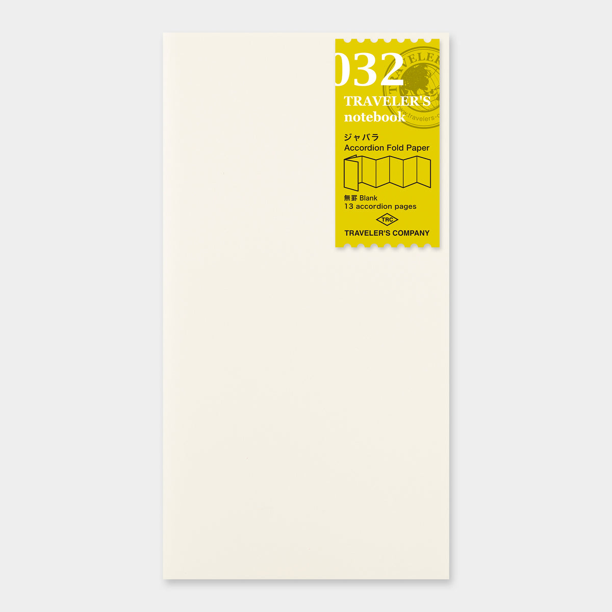 TRAVELER’S notebook Refill Accordion Fold Paper